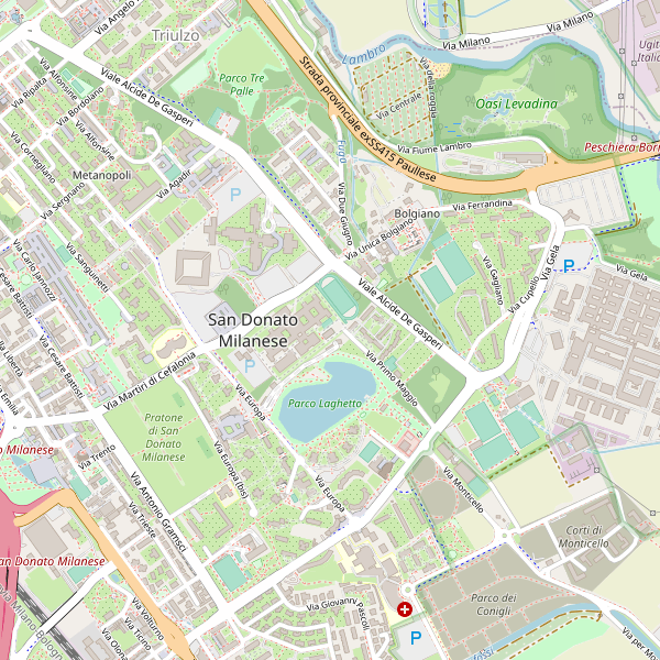 Thumbnail mappa taxi di San Donato Milanese