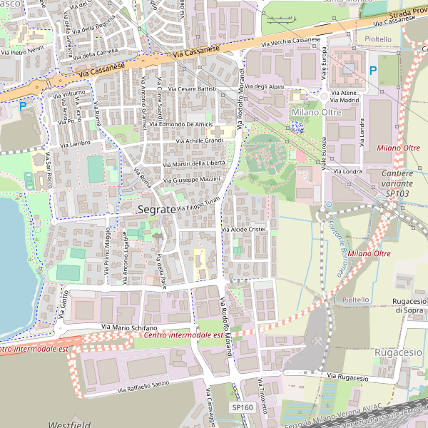 Thumbnail mappa taxi di Segrate