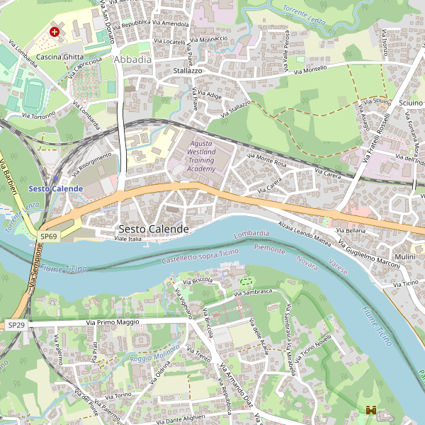 Thumbnail mappa taxi di Sesto Calende