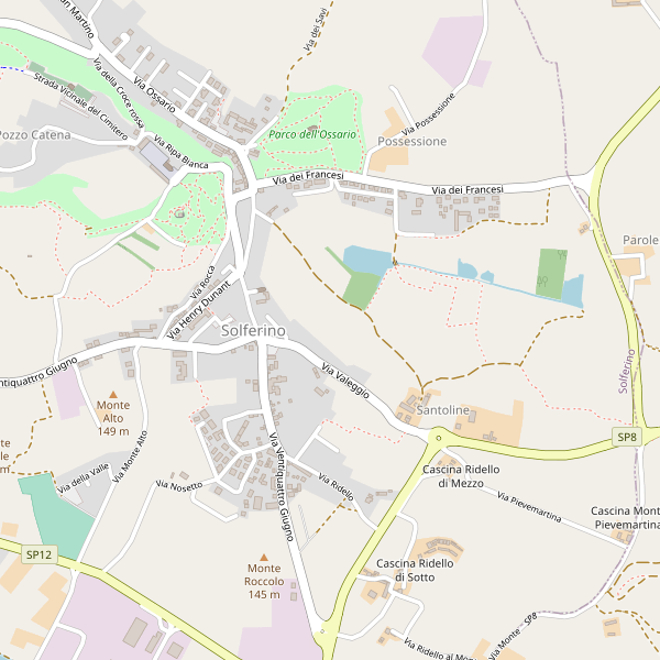 Thumbnail mappa taxi di Solferino