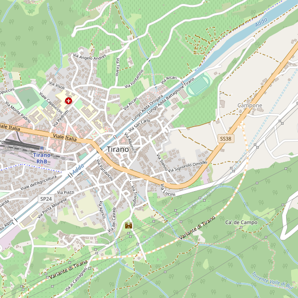 Thumbnail mappa taxi di Tirano