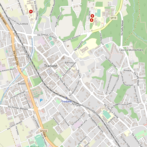 Thumbnail mappa taxi di Tradate