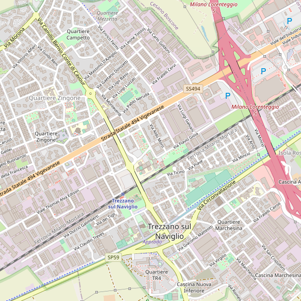 Thumbnail mappa taxi di Trezzano sul Naviglio