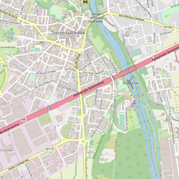 Thumbnail mappa taxi di Trezzo sull'Adda