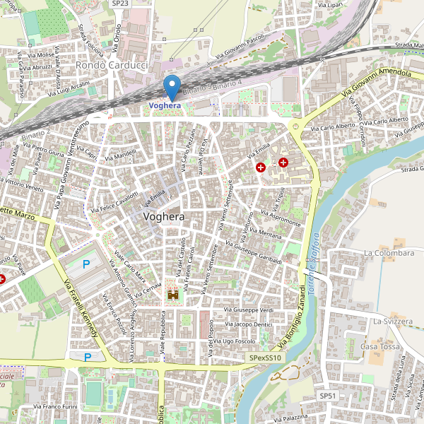 Thumbnail mappa taxi di Voghera