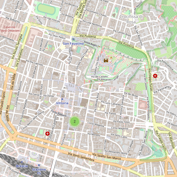 Thumbnail mappa teatri di Brescia