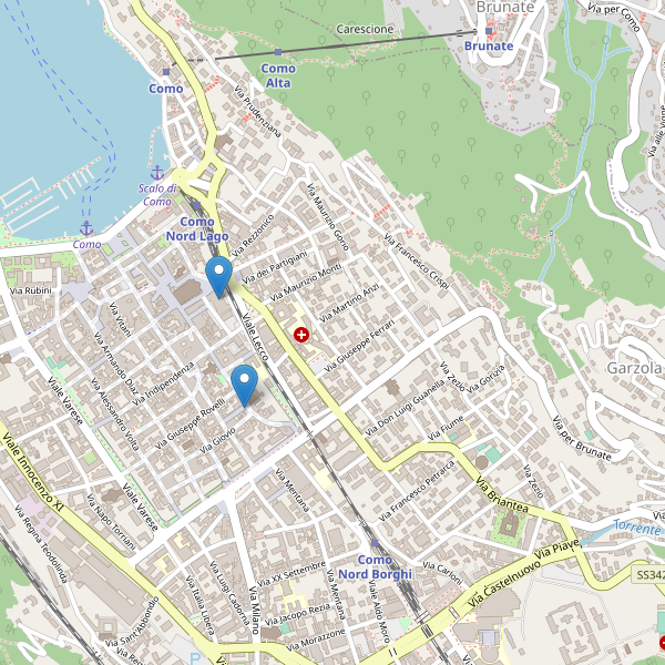 Thumbnail mappa teatri di Como