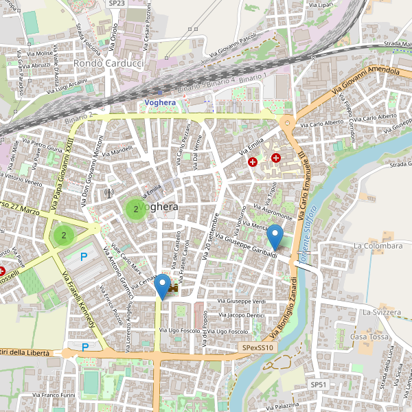 Thumbnail mappa teatri di Voghera