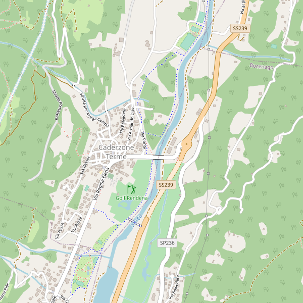 Thumbnail mappa ufficipostali di Caderzone Terme