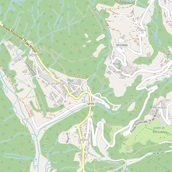 Thumbnail mappa hotel di Canal San Bovo
