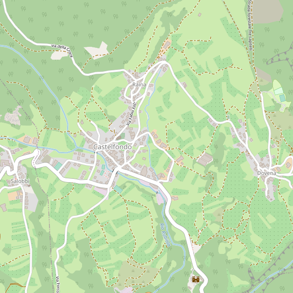 Thumbnail mappa stradale di Castelfondo