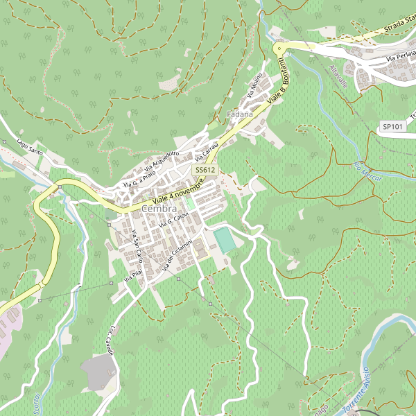 Thumbnail mappa hotel di Cembra