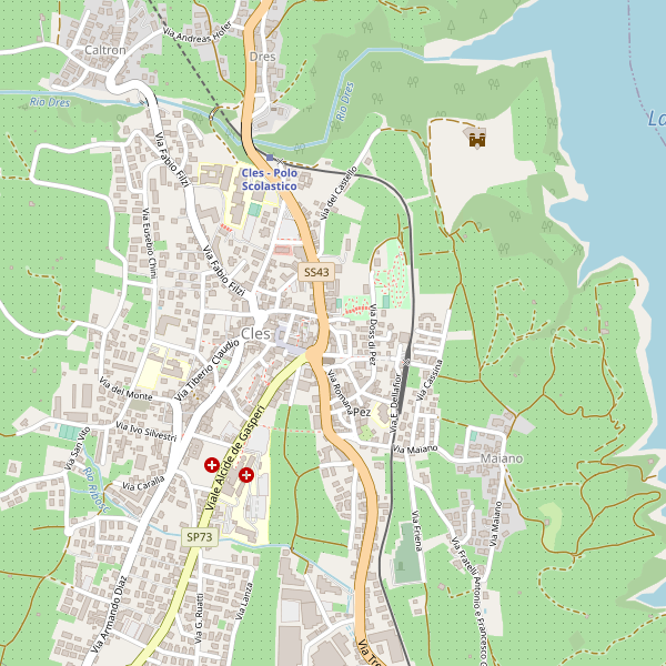 Thumbnail mappa localinotturni di Cles