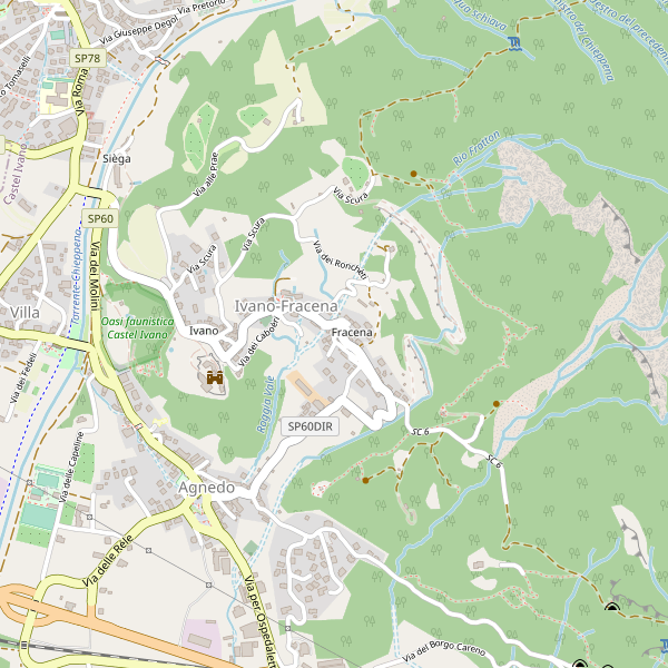 Thumbnail mappa teatri di Ivano-Fracena