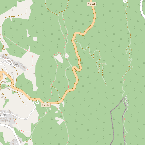 Thumbnail mappa stradale di Lavarone