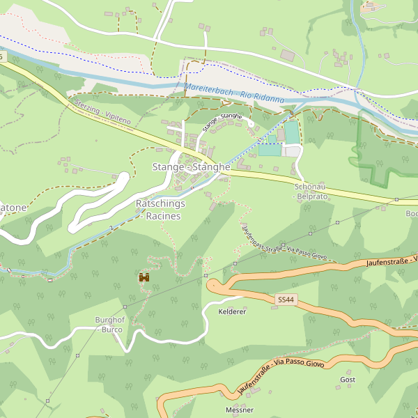 Thumbnail mappa hotel di Racines