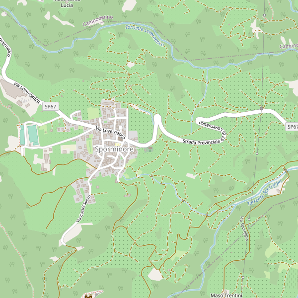 Thumbnail mappa stradale di Sporminore