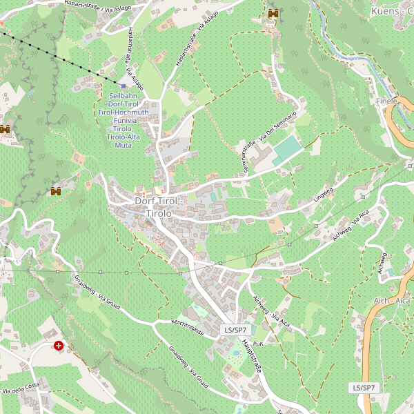 Thumbnail mappa autolavaggi di Tirolo