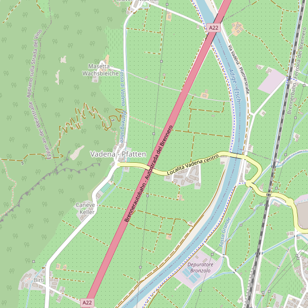 Thumbnail mappa stradale di Vadena