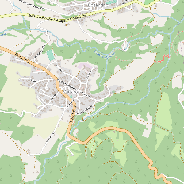 Thumbnail mappa hotel di Vattaro