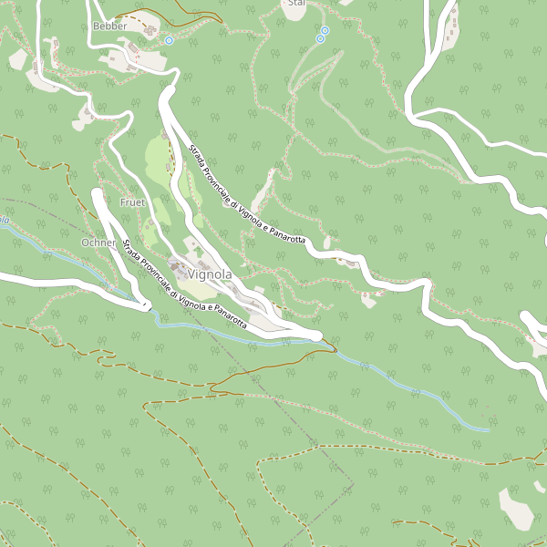 Thumbnail mappa stradale di Vignola-Falesina