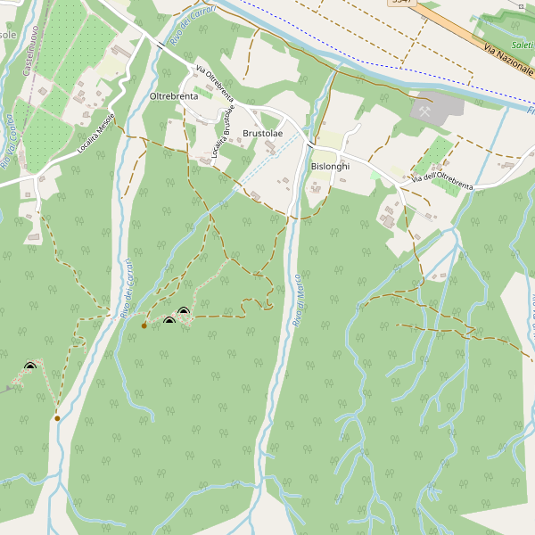 Thumbnail mappa stradale di Villa Agnedo