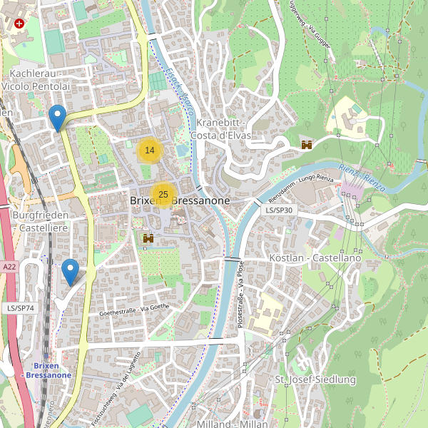 Thumbnail mappa abbigliamento di Bressanone