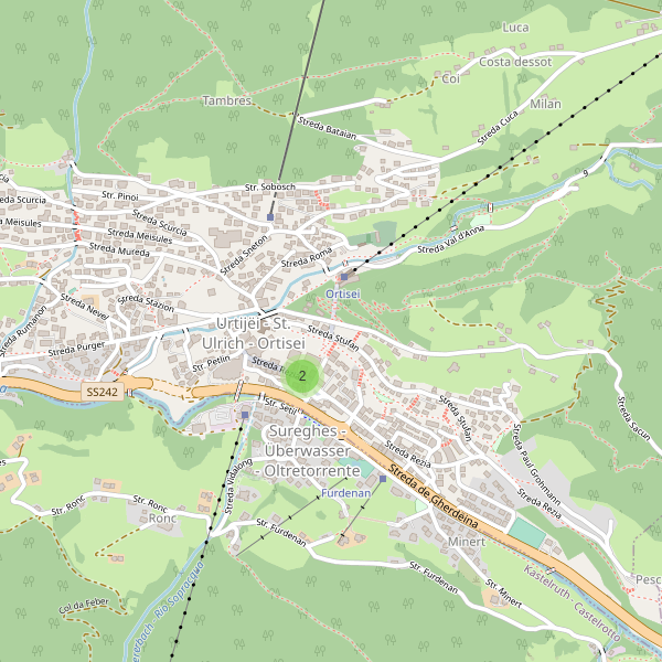 Thumbnail mappa bancomat di Ortisei