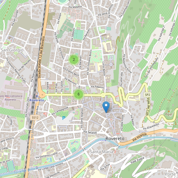 Thumbnail mappa calzature di Rovereto