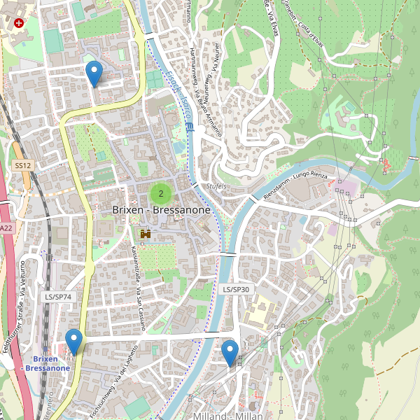 Thumbnail mappa farmacie di Bressanone