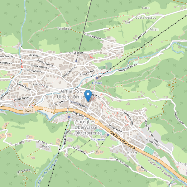 Thumbnail mappa farmacie di Ortisei