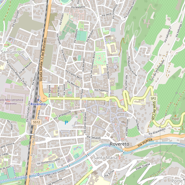 Thumbnail mappa mercati di Rovereto