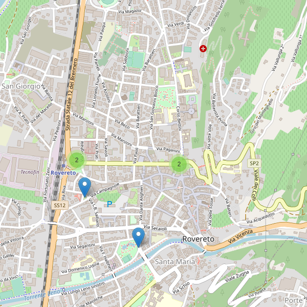 Thumbnail mappa monumenti di Rovereto