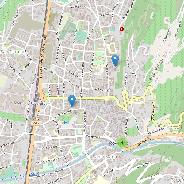 Thumbnail mappa musei di Rovereto