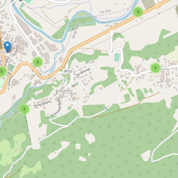 Thumbnail mappa parcheggi di Bolbeno