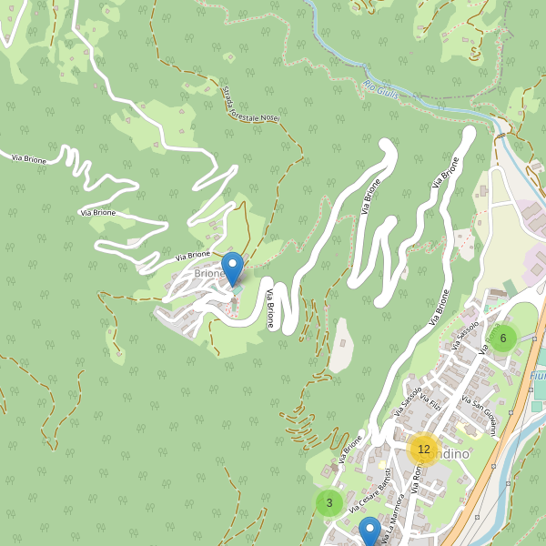 Thumbnail mappa parcheggi di Brione (TN)