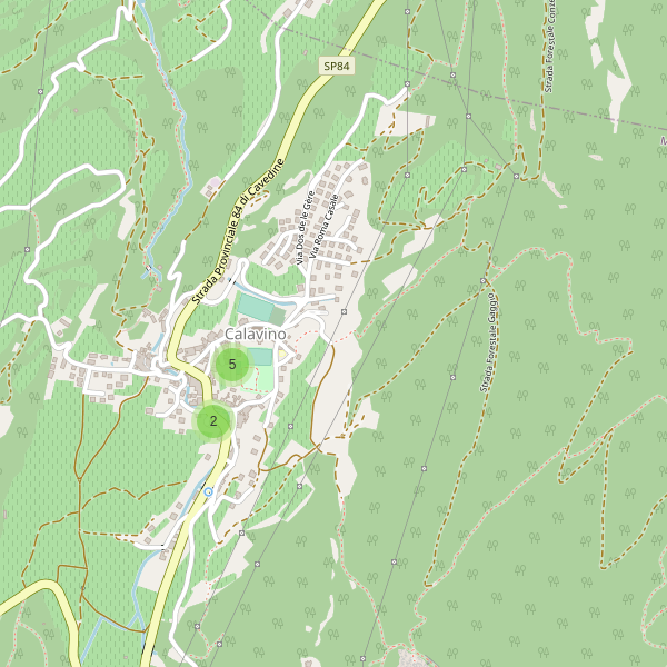 Thumbnail mappa parcheggi di Calavino