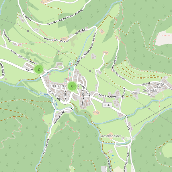 Thumbnail mappa parcheggi di Luson