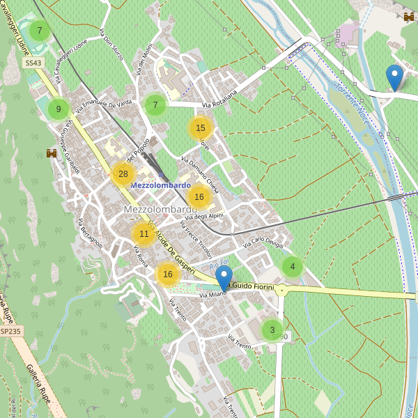 Thumbnail mappa parcheggi di Mezzolombardo