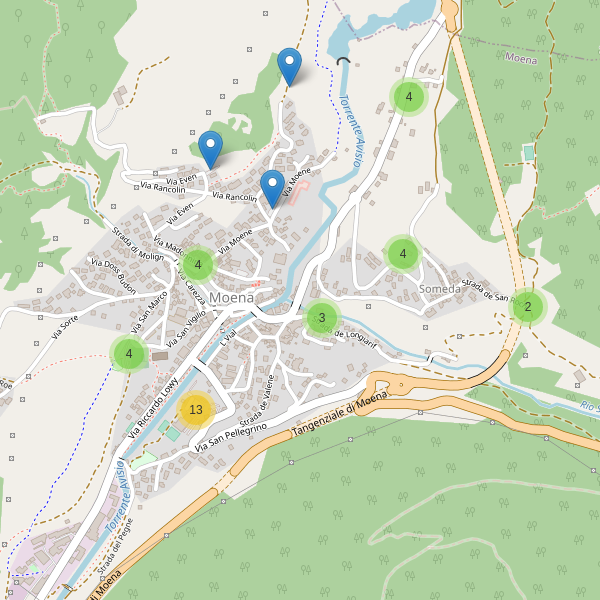 Thumbnail mappa parcheggi di Moena
