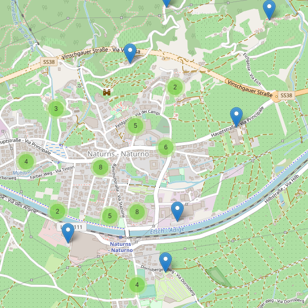 Thumbnail mappa parcheggi di Naturno