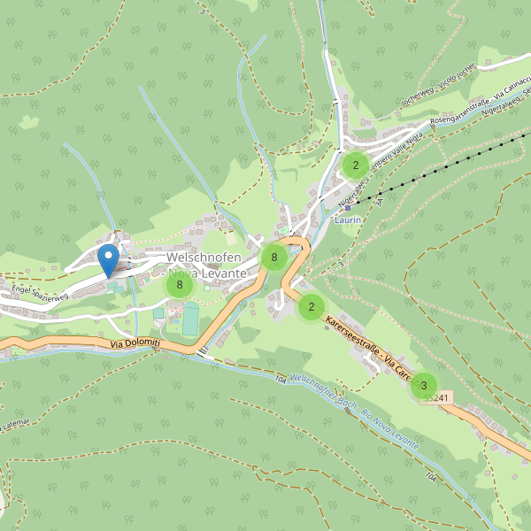 Thumbnail mappa parcheggi di Nova Levante