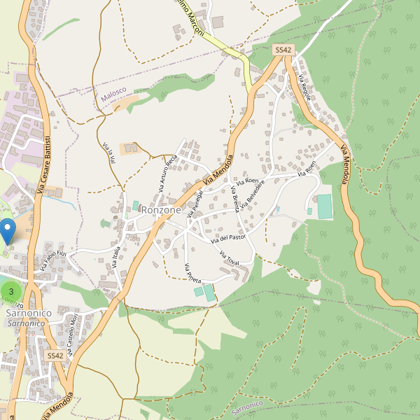 Thumbnail mappa parcheggi di Ronzone
