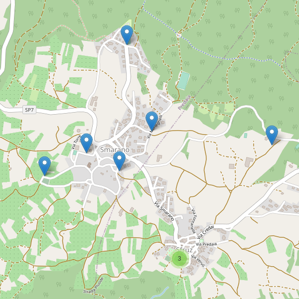 Thumbnail mappa parcheggi di Smarano