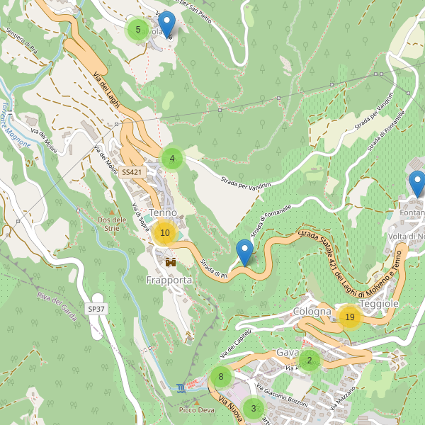 Thumbnail mappa parcheggi di Tenno