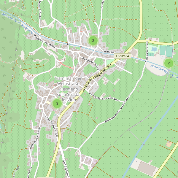 Thumbnail mappa parcheggi di Termeno sulla strada del vino