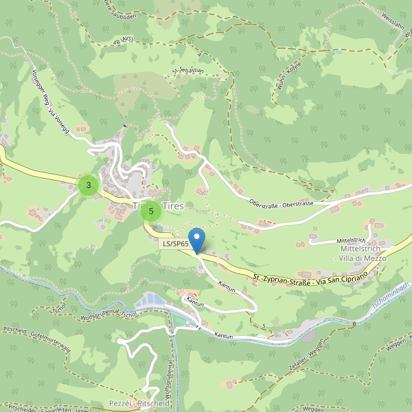 Thumbnail mappa parcheggi di Tires