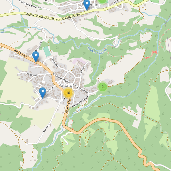Thumbnail mappa parcheggi di Vattaro