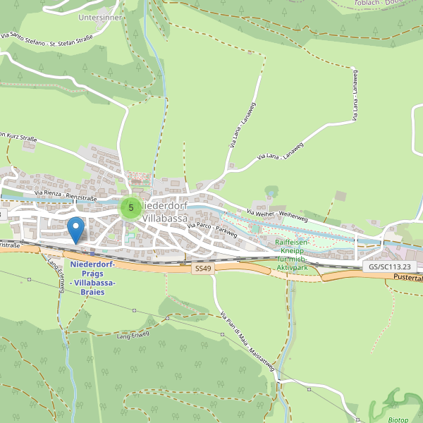 Thumbnail mappa parcheggi di Villabassa