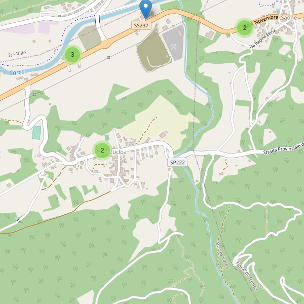 Thumbnail mappa parcheggi di Zuclo